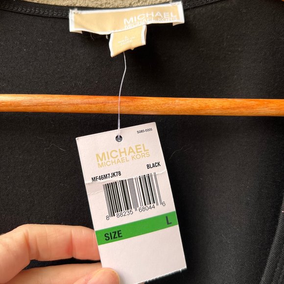 MICHAEL Michael Kors Leaf & Floral Sequin Modal Tank Top - Picture 5 of 6